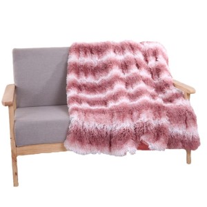 Wholesales hot-selling 100% polyester PV fleece Nordic style blanket